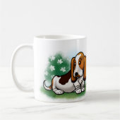 Dachshund-Jagdhund-Tasse Kaffeetasse (Links)