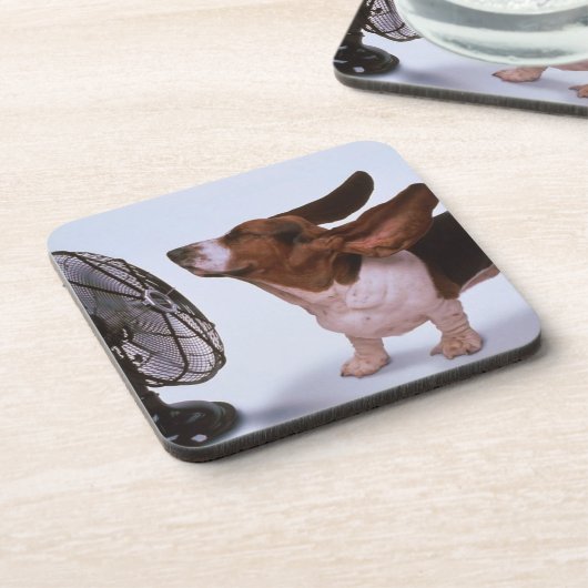 Dachshund-Jagdhund-Untersetzer Untersetzer (Linke Seite)