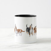 Dachshund-Jagdhund-Wecker-Tasse Tasse (Zentrum)