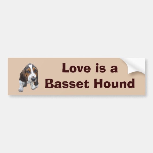 Dachshund-Jagdhund-Welpen-Autoaufkleber Autoaufkleber (Vorne)