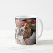 Dachshund-Jagdhund-Welpen-Kaffee-Tasse Kaffeetasse (VorderseiteRechts)