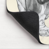 Dachshund-Jagdhund-Zeichnen Mousepad (Ecke)