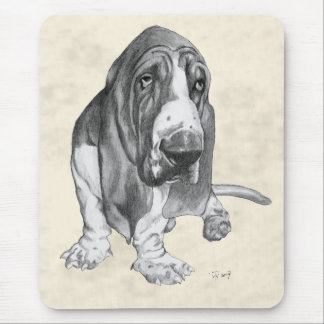 Dachshund-Jagdhund-Zeichnen Mousepad