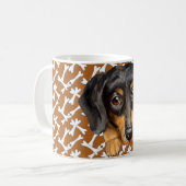 Dachshund Kaffeetasse (Vorderseite Links)