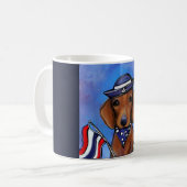 Dachshund Kaffeetasse (Vorderseite Links)