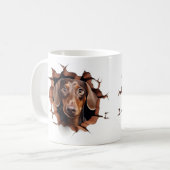 Dachshund kaffeetasse (Vorderseite Links)