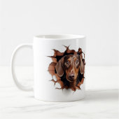 Dachshund kaffeetasse (Links)