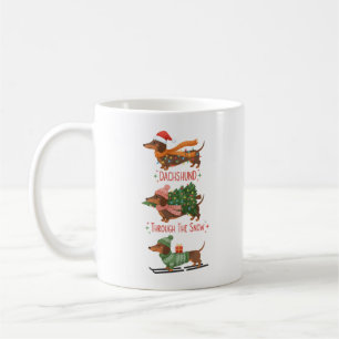 Dachshund-Kaffeetasse Lustige Doxin-Tasse Weiner D Kaffeetasse