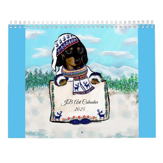 Dachshund kalender (Rückseite)