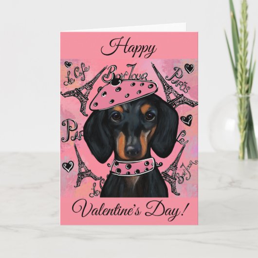 DACHSHUND KARTE (Vorderseite)