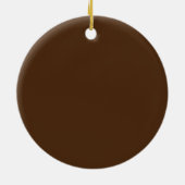 DACHSHUND          KERAMIK ORNAMENT (Hinten)
