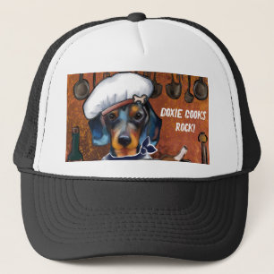 Dachshund Köche Truckerkappe