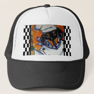 Dachshund Köche Truckerkappe