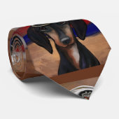 Dachshund Krawatte (Gerollt)