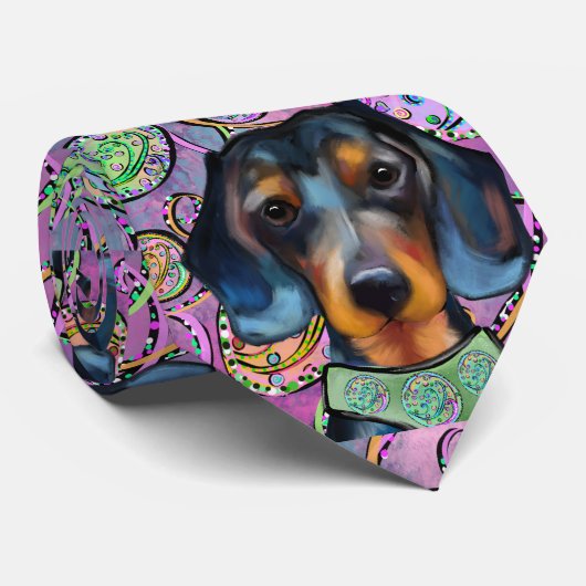 DACHSHUND KRAWATTE (Gerollt)