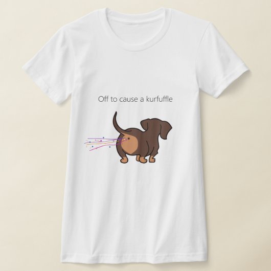 Dachshund Kurfuffle T-Shirt (Ablage )