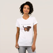 Dachshund Kurfuffle T-Shirt (Vorne ganz)