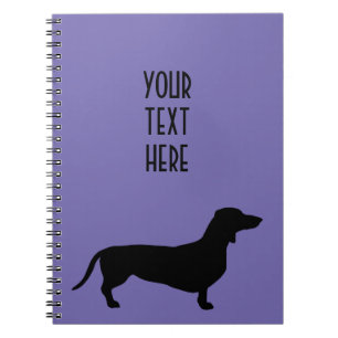 Dachshund Kurzhaar - Silhouette 1 Notizblock