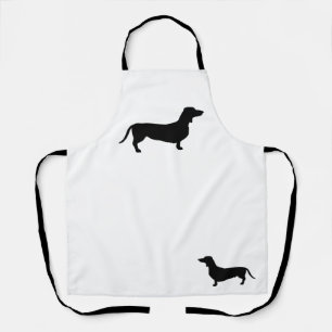 Dachshund Kurzhaar - Silhouette 1 Schürze