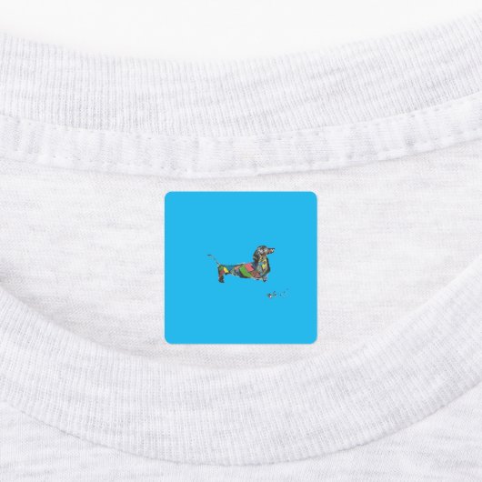 Dachshund Labels Etiketten (Befestigt)