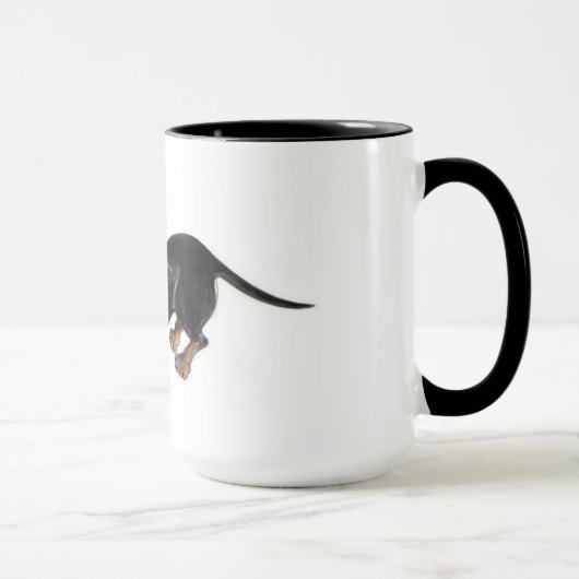 dachshund langer Hunde'Tasse Tasse (Rechts)