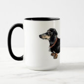 dachshund langer Hunde'Tasse Tasse (Links)