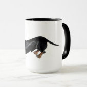 dachshund langer Hunde'Tasse Tasse (VorderseiteRechts)