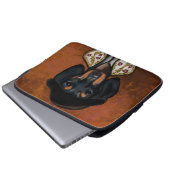DACHSHUND LAPTOPSCHUTZHÜLLE (Vorne Knopf)