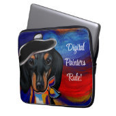 DACHSHUND LAPTOPSCHUTZHÜLLE (Vorderseite Links)