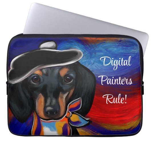 DACHSHUND LAPTOPSCHUTZHÜLLE (Vorderseite)