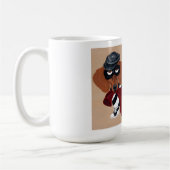 Dachshund Leckerli Dieb Einbrecher Kaffeetasse (Links)