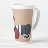 Dachshund Leckerli Dieb Einbrecher Milchtasse (Rechte Ecke)