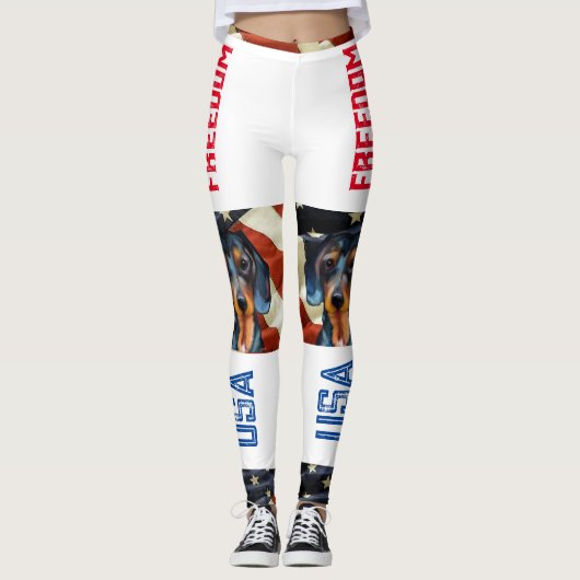 Dachshund      leggings (Vorderseite)