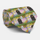 Dachshund (LH-BT) - Garten Krawatte (Gerollt)