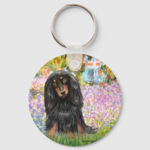 Dachshund (LH-BT) - Garten Schlüsselanhänger
