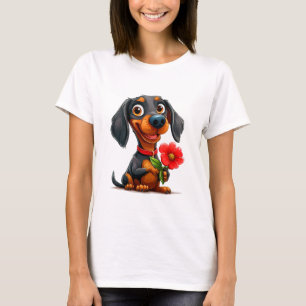 🐶 Dachshund-Liebe-Design für Hunde-Liebhaber jede T-Shirt