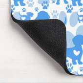 Dachshund-Liebe-Hundemauspad Mousepad (Ecke)