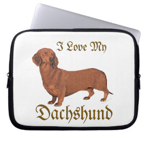 Dachshund Liebe Laptopschutzhülle