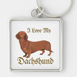 Dachshund Liebe Schlüsselanhänger
