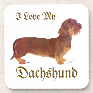 Dachshund Liebe Untersetzer