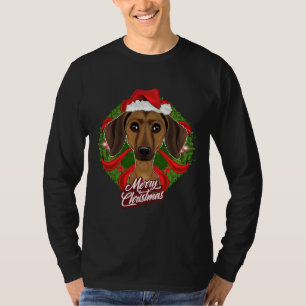 Dachshund Liebhaber Ich Frohe Weihnachten Dachshun T-Shirt
