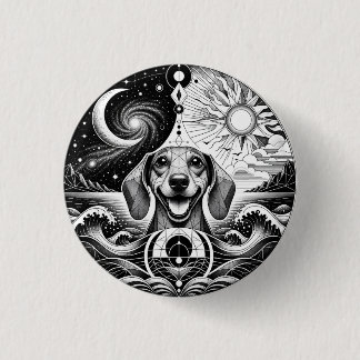 Dachshund-Liebhaber-Patches. Süßer Hund-Patch/Abze Button