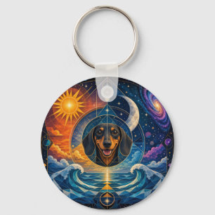 Dachshund-Liebhaber-Patches. Süßer Hund-Patch/Abze Schlüsselanhänger