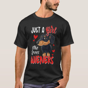 Dachshund Liebt Hunde T-Shirt