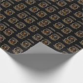 Dachshund little legs big attitude geschenkpapier (Ecke)