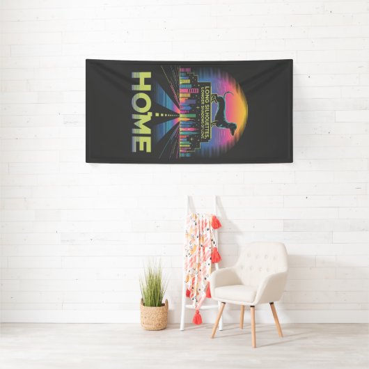 Dachshund Long Silhouettes, Longer Shadows Of Love Banner (Insitu)