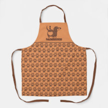 Dachshund Love Dog Apron