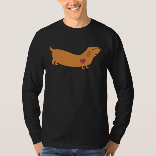 Dachshund Love T-Shirt (Vorderseite)