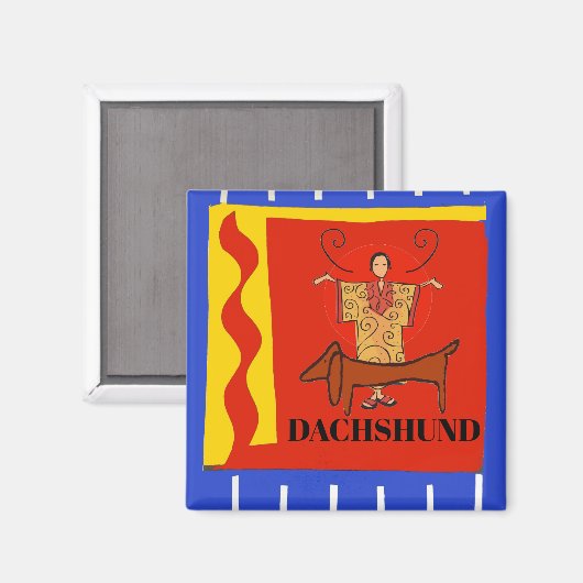 DaCHSHUND Magnet (Vorderseite/Rückseite)
