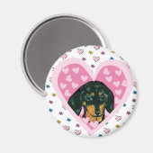 Dachshund Magnet (Vorderseite/Rückseite)